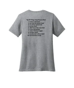 Triangle Corgis LOGO Ladies V-Neck