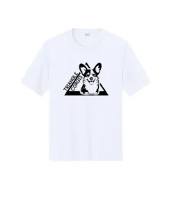 Triangle Corgi Front Adult T-Shirt