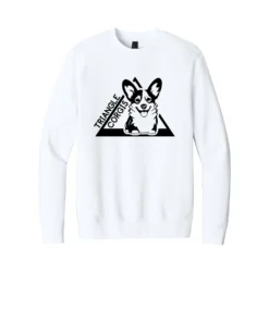 Triangle Corgi Front Adult Sweatshirt