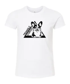 Triangle Corgi Front Youth T-Shirt