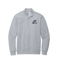 Triangle Corgi Front Adult Quarter Zip