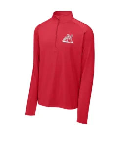 Triangle Corgis Embroidery Adult Quarter Zip