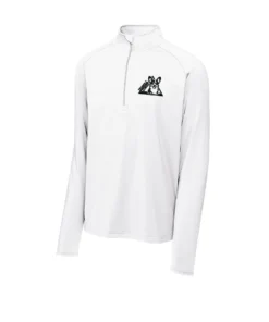 Triangle Corgis Embroidery Adult Quarter Zip