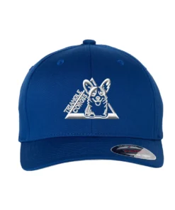 Triangle Corgis Embroidery Adult Fitted Hat