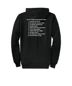 Triangle Corgis LOGO Adult Full Zip Hoodie