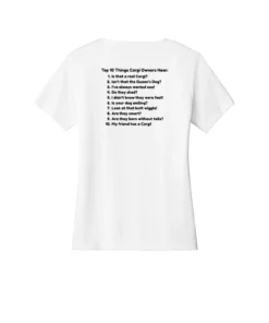 Triangle Corgis LOGO Ladies V-Neck