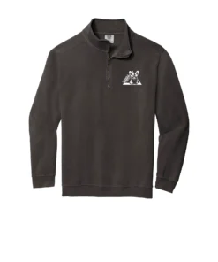 Triangle Corgis Left Chest logo Adult Quarter Zip