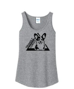 Triangle Corgis LOGO Ladies Tank Top