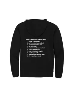 Triangle Corgis LOGO Adult Full Zip Hoodie