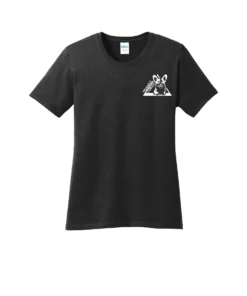 Triangle Corgis Left Chest logo Ladies T-Shirt