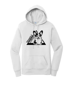 Triangle Corgis LOGO Ladies Hoodie
